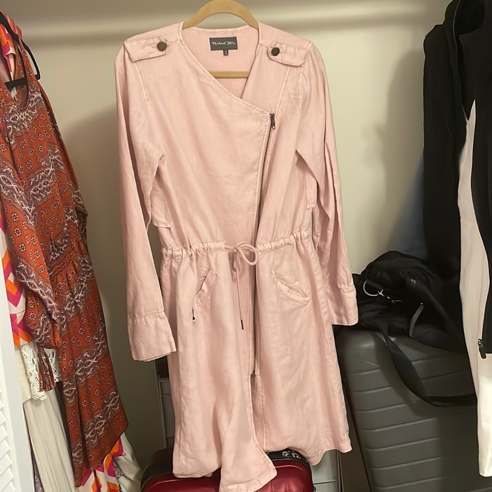 Wrap linen jacket